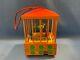 Erzgebirge Steinbach Music Box Birds Cage Carved Wood Germany Chirping Ornament