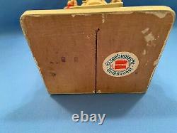 ERZGEBIRGE Wendt Kuhn REUGE Music Box Angel Organ Carved Wood Germany