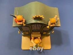 ERZGEBIRGE Wendt Kuhn THORENS Music Box Angel Organ Carved Wood Germany, Box