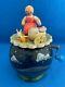 Erzgebirge Wendt Kuhn Thorens Music Box Girl With Doll Carved Wood East Germany