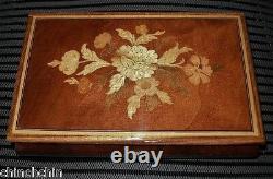 EXQUISITE Inlay Work ITALIAN Wood MUSIC BOX Reuge SORRENTO with LABEL Versatile