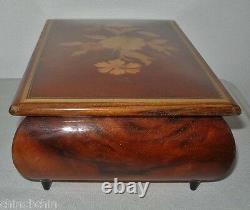 EXQUISITE Inlay Work ITALIAN Wood MUSIC BOX Reuge SORRENTO with LABEL Versatile