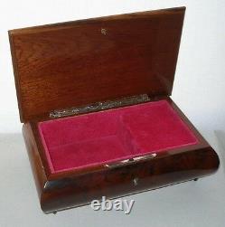 EXQUISITE Inlay Work ITALIAN Wood MUSIC BOX Reuge SORRENTO with LABEL Versatile