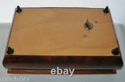 EXQUISITE Inlay Work ITALIAN Wood MUSIC BOX Reuge SORRENTO with LABEL Versatile