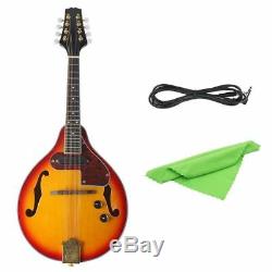 Electric Box Acoustic Guitars Mandolin Musical 8-Stringed Instruments Maple Wood