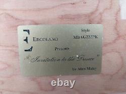 Ercolano Invitation To the Dance by Alan Maley Music Box SEE DESCRIPTION