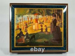 Ercolano MBOF811BL Music Jewelry Box Georges Seurat Decoupage La Grande Jatte