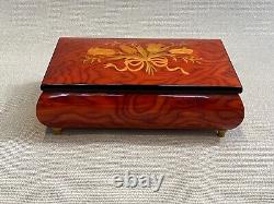 Ercolano l'arte del legno Inlaid Wooden Music Box, Made in Italy, Sorrento