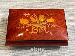 Ercolano l'arte del legno Inlaid Wooden Music Box, Made in Italy, Sorrento