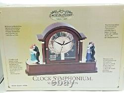 Gold Label Collection Clock Symphonium With Animation New In Box 120 Volts xx