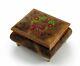 Handcrafted 18 Note Sorrento Music Box With Christmas Theme Wood Inlay