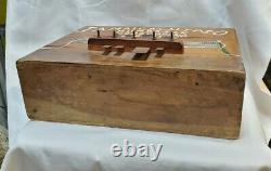 Handmade Vintage Wood Jamaican Rumba Box Folk Musical Instrument Americana Folk