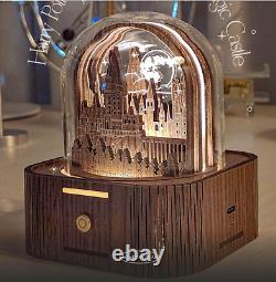 Harry Potter Wood Orgel Touch Mood Lamp Wood Music Box Rechargeable Lighting