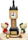 Hello Kitty Wooden Music Box Steam Clock From Japan