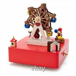 Hello Kitty wooden Music Box Ferris wheel Sanrio Japan Original Limited