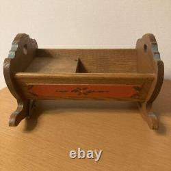 Henri wood product cradle-shaped accessory case with music box Henri ym88