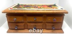 Home Decoration Collectibles Colorful Wooden Music Box By Michal Negrin