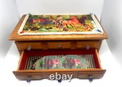 Home Decoration Collectibles Colorful Wooden Music Box By Michal Negrin
