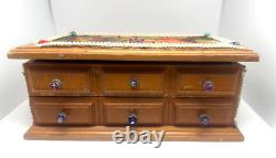 Home Decoration Collectibles Colorful Wooden Music Box By Michal Negrin
