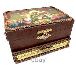 Home Decoration Collectibles Colorful Wooden Music Box By Michal Negrin #1#