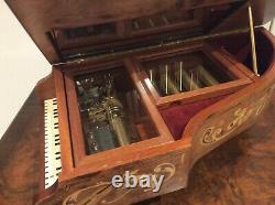 House of Faberge 5 cylinder Reuge Concert Music Box of Mozart Masterpieces