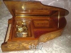 House of Faberge 5 cylinder Reuge Concert Music Box of Mozart Masterpieces