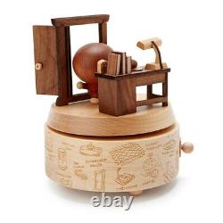 I'm DORAEMON Anywhere Door Wooden Music Box Anime SANRIO Wooden Character Goods