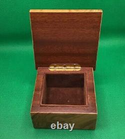 INLAY JEWELRY Box Sorrento Italy Musical Design Hand Made AUGUSTO