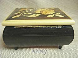 Inlaid Wood MUSIC BOX by SORRENTO SPECIALTIES with REUGE Swiss Movement Fantasia