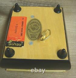 Inlaid Wood MUSIC BOX by SORRENTO SPECIALTIES with REUGE Swiss Movement Fantasia