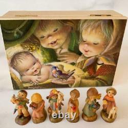 It s gold Music Box Henri Luge Ferrandis 6 Wood Carving Doll ANRI REUGE Mus