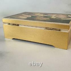 It s gold Music Box Henri Luge Ferrandis 6 Wood Carving Doll ANRI REUGE Mus