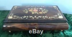 Italian HandCrafted Inlaid Wood Music Box