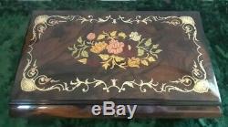 Italian HandCrafted Inlaid Wood Music Box