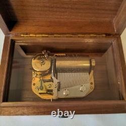 JOBIN Music Box 36 Valves Reuge Switzerland Parquet