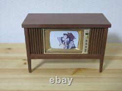 Japanese Music Box Antique Not for sale National Panacolor TV with Showa Retoro