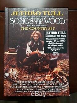 Jethro Tull Songs From the Wood Country Set Anniversary Box Set 3 CD 2 DVD VG+