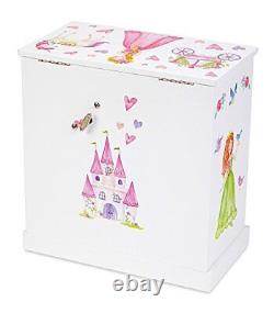 Jewelkeeper Unicorn Musical Jewelry Box with 3 Pullout Drawers Fairy Princess