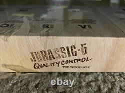 Jurassic-5 Quality Control Lp Wood Box Set 4 Disc Vinyl Record Rare Rsd 2015 New