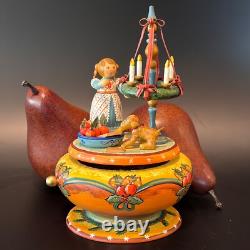 Kathe Wohlfahrt Kindertraum Music Box Advent 1995 Ltd Ed 30/100 COA & Box