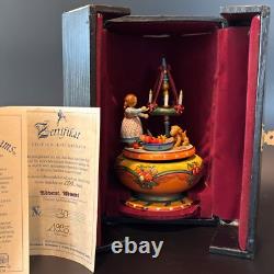 Kathe Wohlfahrt Kindertraum Music Box Advent 1995 Ltd Ed 30/100 COA & Box
