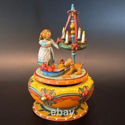 Kathe Wohlfahrt Kindertraum Music Box Advent 1995 Ltd Ed 30/100 COA & Box