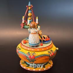 Kathe Wohlfahrt Kindertraum Music Box Advent 1995 Ltd Ed 30/100 COA & Box