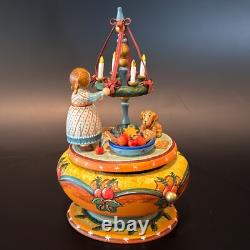 Kathe Wohlfahrt Kindertraum Music Box Advent 1995 Ltd Ed 30/100 COA & Box