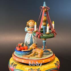 Kathe Wohlfahrt Kindertraum Music Box Advent 1995 Ltd Ed 30/100 COA & Box