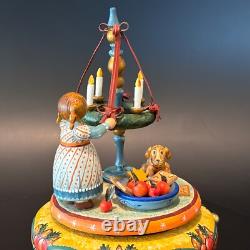 Kathe Wohlfahrt Kindertraum Music Box Advent 1995 Ltd Ed 30/100 COA & Box