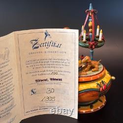 Kathe Wohlfahrt Kindertraum Music Box Advent 1995 Ltd Ed 30/100 COA & Box