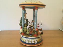 Kathe Wohlfahrt Limited Edition Handmade, Handpainted Musical Carousel