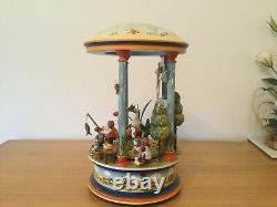 Kathe Wohlfahrt Limited Edition Handmade, Handpainted Musical Carousel