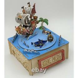 Kigumi Wooden Art One Piece Straw Hat Pirates Music Box 3D Puzzle DIY Kit